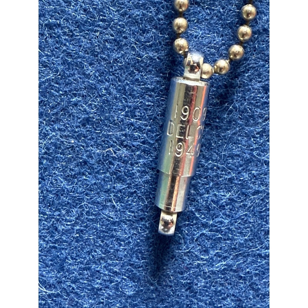 Vintage 1949 Delco Shocks 40th Anniversary Open House Keychain